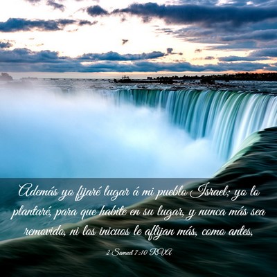 Picture 03 - 2 Samuel 7:10 RVA - Además yo fijaré lugar á mi pueblo Israel; yo - Bible Verse Picture
