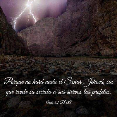 Picture 03 - Amós 3:7 RVA - Porque no hará nada el Señor Jehová, sin que - Bible Verse Picture