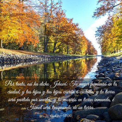 Picture 03 - Amós 7:17 RVA - Por tanto, así ha dicho Jehová: Tu mujer - Bible Verse Picture