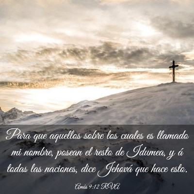 Picture 03 - Amós 9:12 RVA - Para que aquellos sobre los cuales es llamado mi - Bible Verse Picture