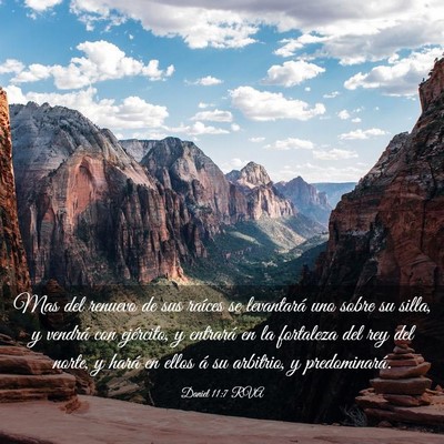 Picture 03 - Daniel 11:7 RVA - Mas del renuevo de sus raíces se levantará uno - Bible Verse Picture