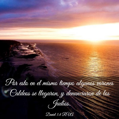 Picture 03 - Daniel 3:8 RVA - Por esto en el mismo tiempo algunos varones - Bible Verse Picture