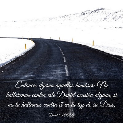 Picture 03 - Daniel 6:5 RVA - Entonces dijeron aquellos hombres: No hallaremos - Bible Verse Picture