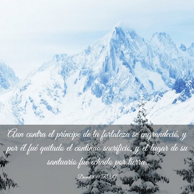 Picture 03 - Daniel 8:11 RVA - Aun contra el príncipe de la fortaleza se - Bible Verse Picture