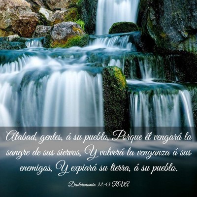 Picture 03 - Deuteronomio 32:43 RVA - Alabad, gentes, á su pueblo, Porque él vengará - Bible Verse Picture