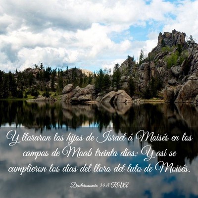 Picture 03 - Deuteronomio 34:8 RVA - Y lloraron los hijos de Israel á Moisés en los - Bible Verse Picture
