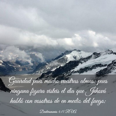 Picture 03 - Deuteronomio 4:15 RVA - Guardad pues mucho vuestras almas: pues ninguna - Bible Verse Picture