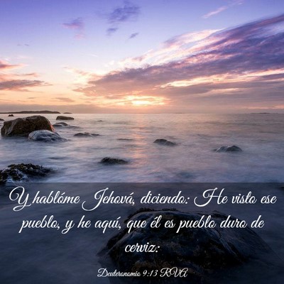 Picture 03 - Deuteronomio 9:13 RVA - Y hablóme Jehová, diciendo: He visto ese - Bible Verse Picture