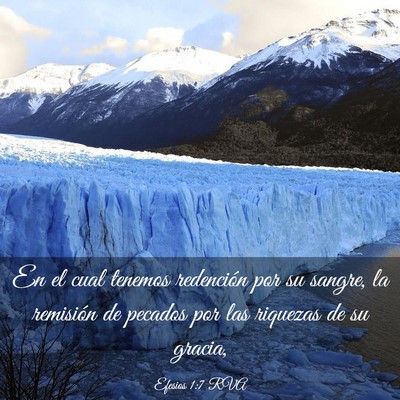 Picture 03 - Efesios 1:7 RVA - En el cual tenemos redención por su sangre, la - Bible Verse Picture