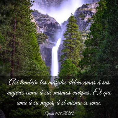 Picture 03 - Efesios 5:28 RVA - Así también los maridos deben amar á sus - Bible Verse Picture