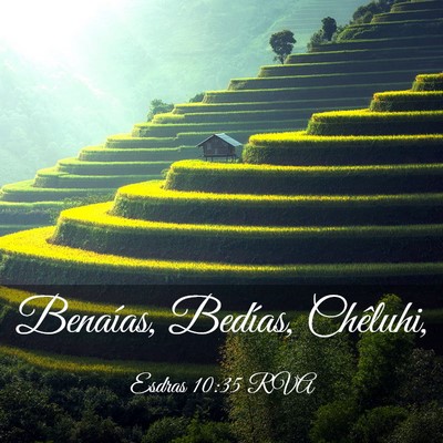 Picture 03 - Esdras 10:35 RVA - Benaías, Bedías, - Bible Verse Picture