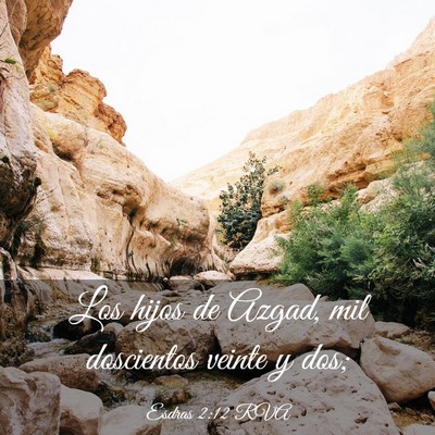 Picture 03 - Esdras 2:12 RVA - Los hijos de Azgad, mil doscientos veinte y - Bible Verse Picture