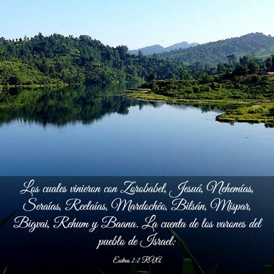 Picture 03 - Esdras 2:2 RVA - Los cuales vinieron con Zorobabel, Jesuá, - Bible Verse Picture