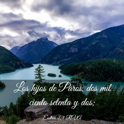 Picture 03 - Esdras 2:3 RVA - Los hijos de Paros, dos mil ciento setenta y - Bible Verse Picture