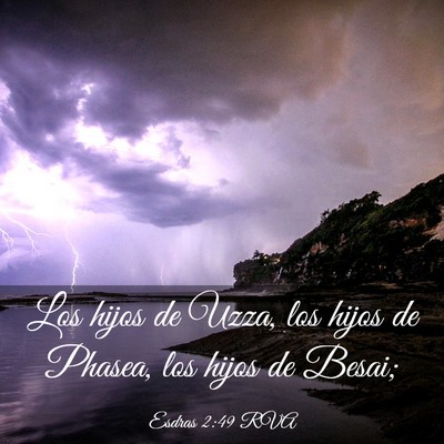Picture 03 - Esdras 2:49 RVA - Los hijos de Uzza, los hijos de Phasea, los hijos - Bible Verse Picture