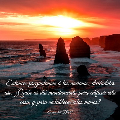 Picture 03 - Esdras 5:9 RVA - Entonces preguntamos á los ancianos, - Bible Verse Picture