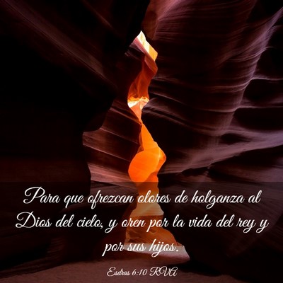 Picture 03 - Esdras 6:10 RVA - Para que ofrezcan olores de holganza al Dios del - Bible Verse Picture