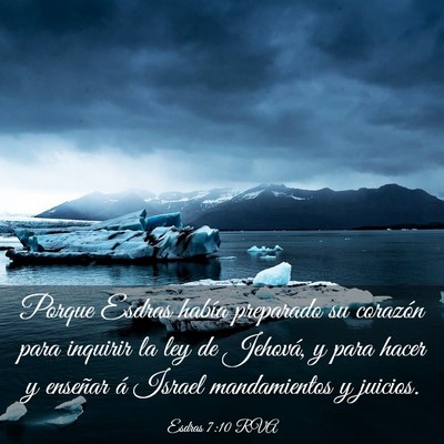 Picture 03 - Esdras 7:10 RVA - Porque Esdras había preparado su corazón para - Bible Verse Picture