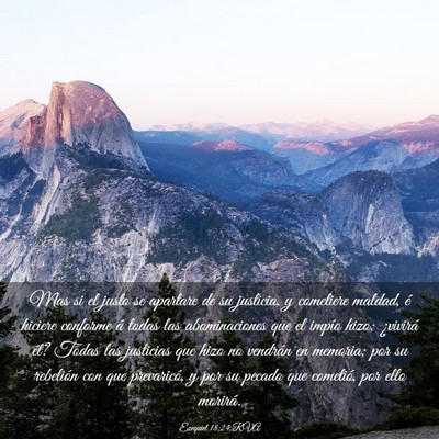 Picture 03 - Ezequiel 18:24 RVA - Mas si el justo se apartare de su justicia, y - Bible Verse Picture