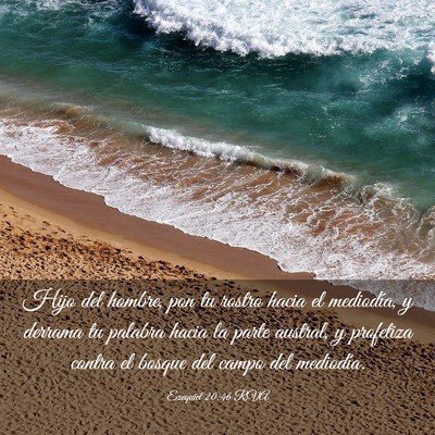 Picture 03 - Ezequiel 20:46 RVA - Hijo del hombre, pon tu rostro hacia el - Bible Verse Picture