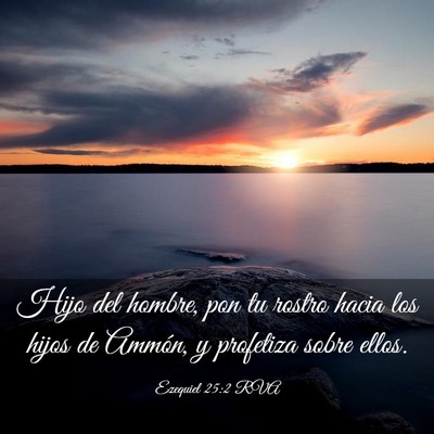 Picture 03 - Ezequiel 25:2 RVA - Hijo del hombre, pon tu rostro hacia los hijos de - Bible Verse Picture
