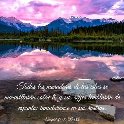 Picture 03 - Ezequiel 27:35 RVA - Todos los moradores de las islas se maravillarán - Bible Verse Picture