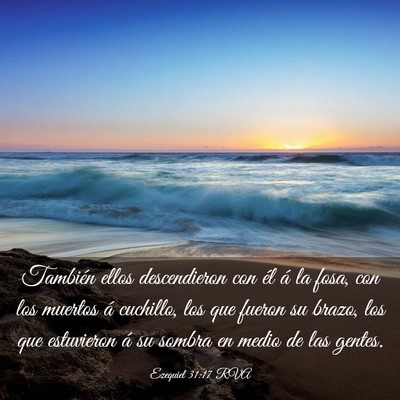Picture 03 - Ezequiel 31:17 RVA - También ellos descendieron con él á la fosa, - Bible Verse Picture