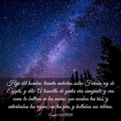 Picture 03 - Ezequiel 32:2 RVA - Hijo del hombre, levanta endechas sobre Faraón - Bible Verse Picture