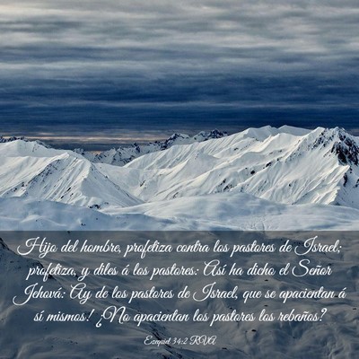 Picture 03 - Ezequiel 34:2 RVA - Hijo del hombre, profetiza contra los pastores de - Bible Verse Picture