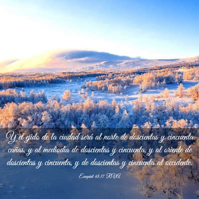 Picture 03 - Ezequiel 48:17 RVA - Y el ejido de la ciudad será al norte de - Bible Verse Picture