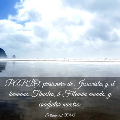 Picture 03 - Filemón 1:1 RVA - PABLO, prisionero de Jesucristo, y el hermano - Bible Verse Picture