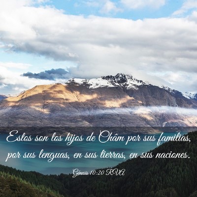 Picture 03 - Génesis 10:20 RVA - Estos son los hijos de Châm por sus familias, - Bible Verse Picture