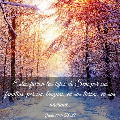 Picture 03 - Génesis 10:31 RVA - Estos fueron los hijos de Sem por sus familias, - Bible Verse Picture