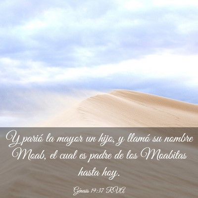 Picture 03 - Génesis 19:37 RVA - Y parió la mayor un hijo, y llamó su nombre - Bible Verse Picture