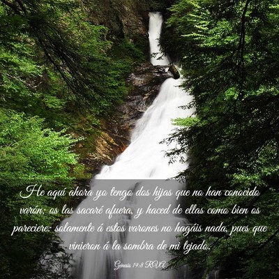 Picture 03 - Génesis 19:8 RVA - He aquí ahora yo tengo dos hijas que no han - Bible Verse Picture