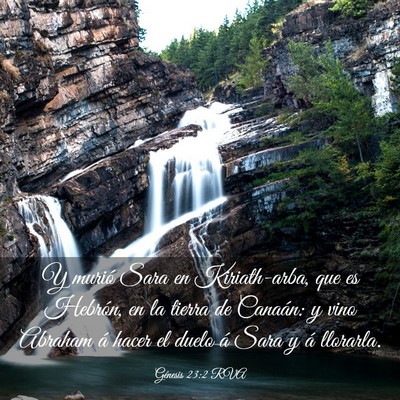 Picture 03 - Génesis 23:2 RVA - Y murió Sara en Kiriath-arba, que es Hebrón, en - Bible Verse Picture