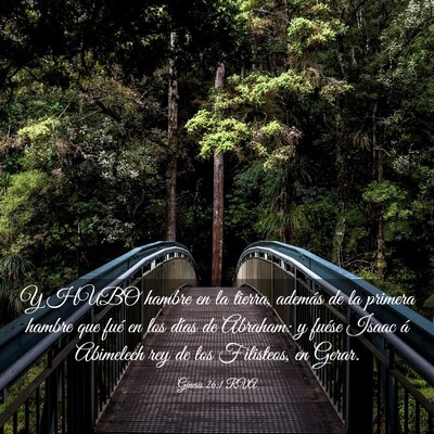 Picture 03 - Génesis 26:1 RVA - Y HUBO hambre en la tierra, además de la primera - Bible Verse Picture