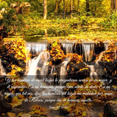 Picture 03 - Génesis 26:7 RVA - Y los hombres de aquel lugar le preguntaron - Bible Verse Picture