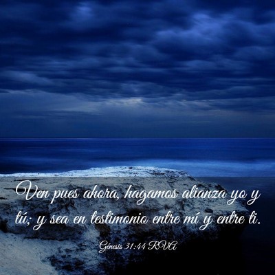 Picture 03 - Génesis 31:44 RVA - Ven pues ahora, hagamos alianza yo y tú; y sea - Bible Verse Picture