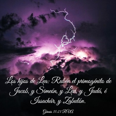 Picture 03 - Génesis 35:23 RVA - Los hijos de Lea: Rubén el primogénito de - Bible Verse Picture