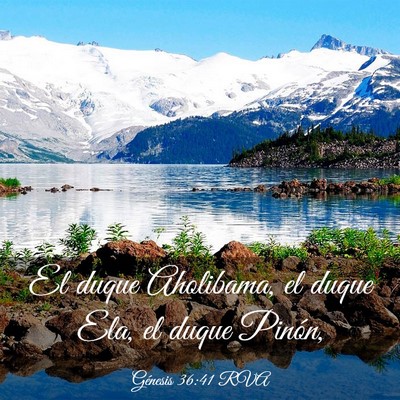 Picture 03 - Génesis 36:41 RVA - El duque Aholibama, el duque Ela, el duque - Bible Verse Picture