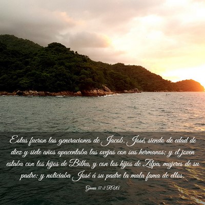 Picture 03 - Génesis 37:2 RVA - Estas fueron las generaciones de Jacob. José, - Bible Verse Picture