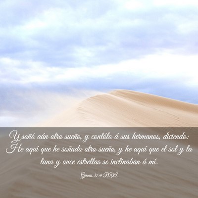 Picture 03 - Génesis 37:9 RVA - Y soñó aún otro sueño, y contólo á sus - Bible Verse Picture