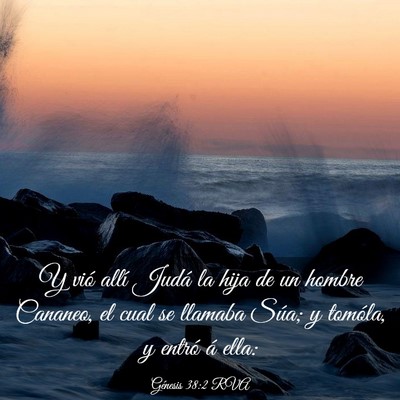 Picture 03 - Génesis 38:2 RVA - Y vió allí Judá la hija de un hombre Cananeo, - Bible Verse Picture