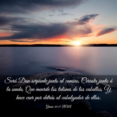 Picture 03 - Génesis 49:17 RVA - Será Dan serpiente junto al camino, Cerasta - Bible Verse Picture