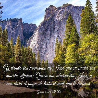 Picture 03 - Génesis 50:15 RVA - Y viendo los hermanos de José que su padre era - Bible Verse Picture