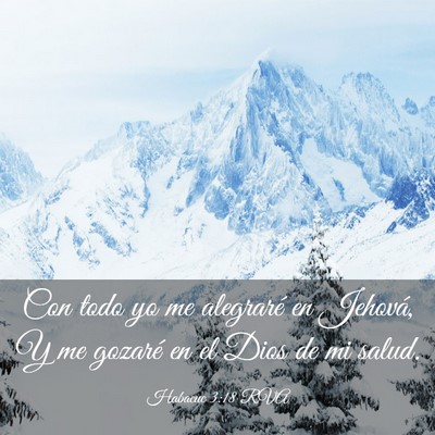 Picture 03 - Habacuc 3:18 RVA - Con todo yo me alegraré en Jehová, Y me gozaré - Bible Verse Picture