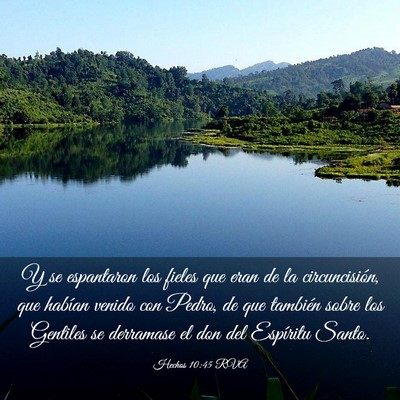 Picture 03 - Hechos 10:45 RVA - Y se espantaron los fieles que eran de la - Bible Verse Picture