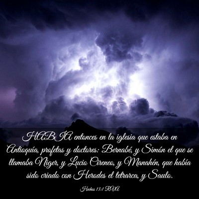 Picture 03 - Hechos 13:1 RVA - HABIA entonces en la iglesia que estaba en - Bible Verse Picture