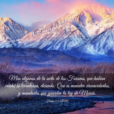 Picture 03 - Hechos 15:5 RVA - Mas algunos de la secta de los Fariseos, que - Bible Verse Picture